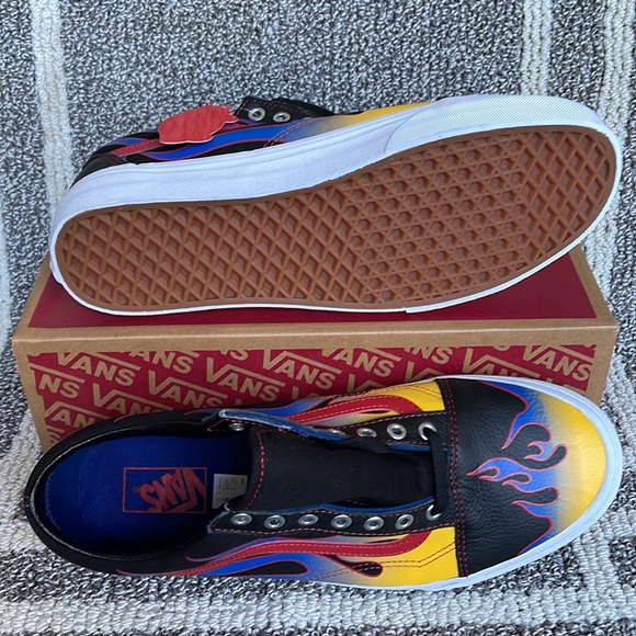 Vans Old Skool Racer Black/Red MENS - Picture 4 of 16